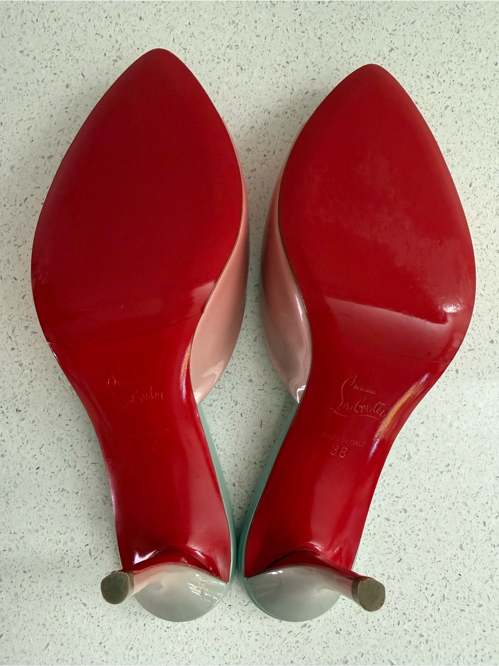 Christian Louboutin Miss Z Patent leather sandals Size EU 38 US 8 - Picture 10 of 11